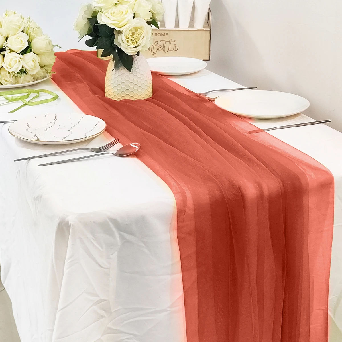 Tela organza verde para vestidos de niña – Ideal para fiestas - imagen 4