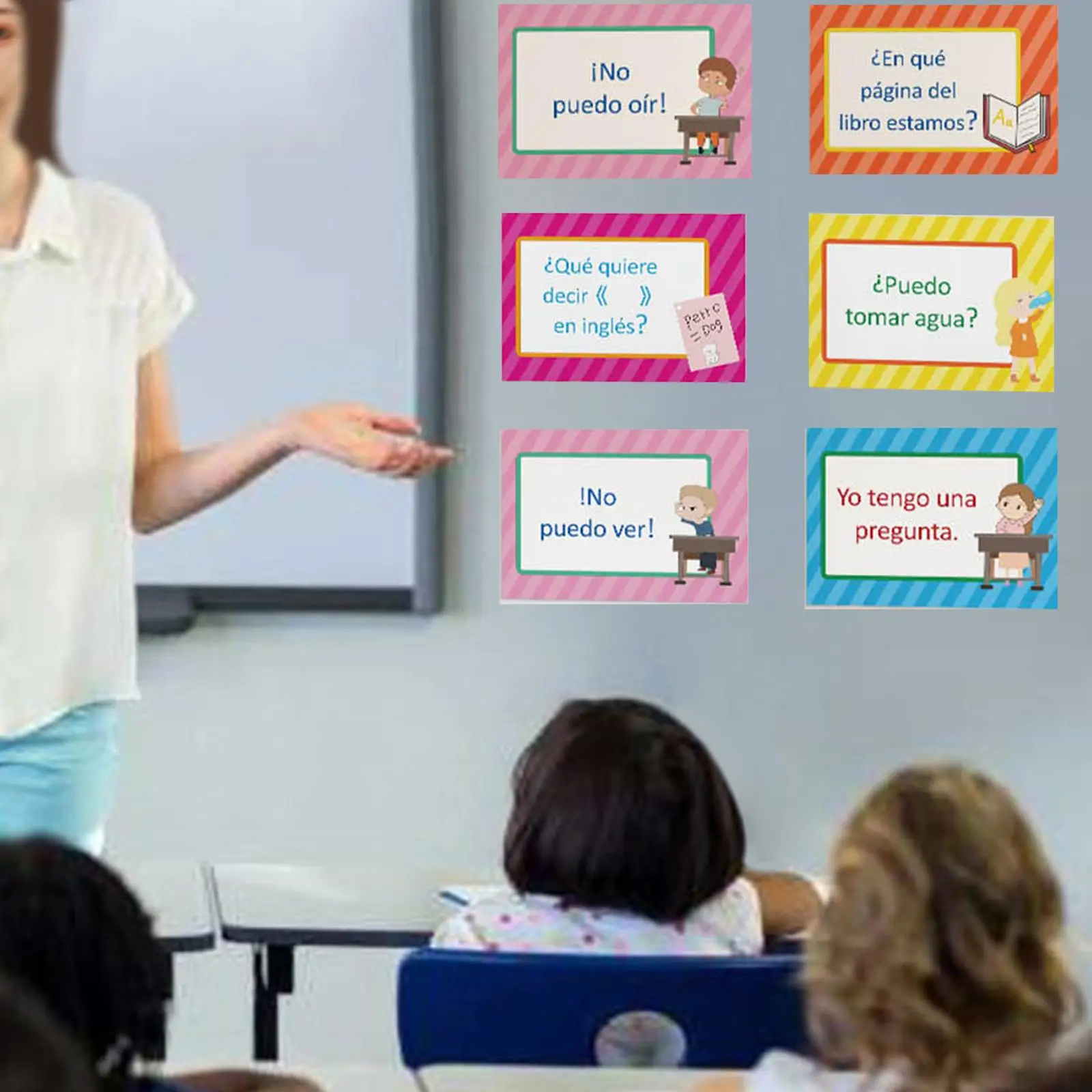 Pósters infantiles en español para aula y decoración de pared