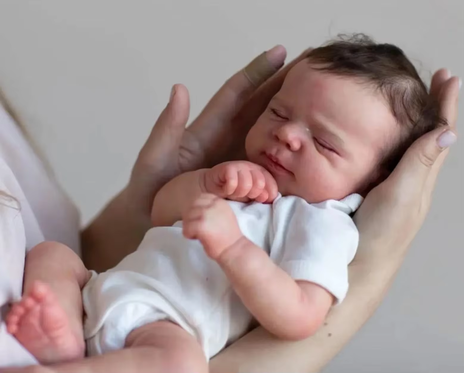Pascale Muñeca Reborn bebé durmiente recién nacido piel 3D detalles - imagen 5