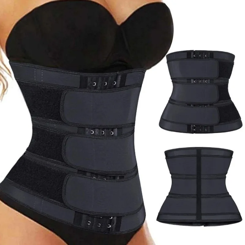 Faja reductora moldeadora de sudoración con cremallera y botones - imagen 5