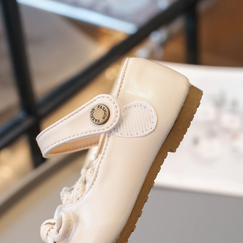 Zapatos de niña con encaje antideslizantes para primavera y otoño - imagen 5