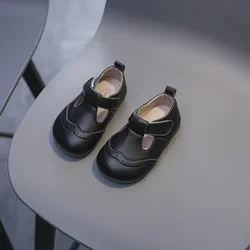 Zapatos de piel para niña – Estilo retro princessa para primavera