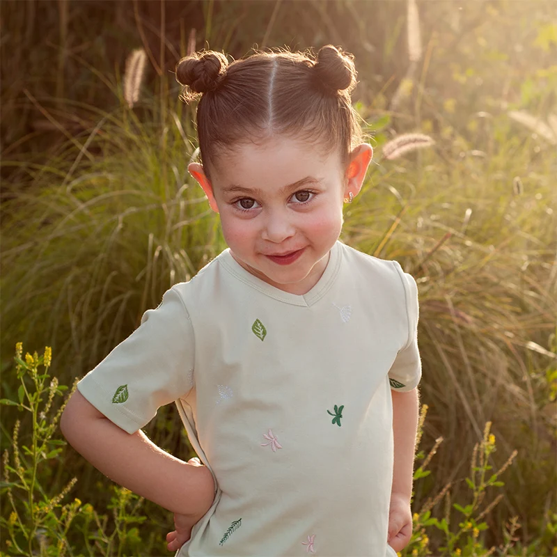 I-love-ali Conjunto infantil de camisa floral - imagen 3