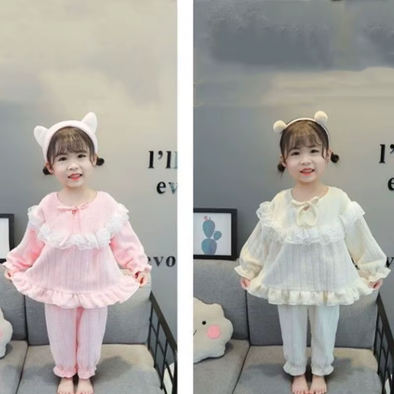 Conjunto de pijama de franela para niña - suave y cómoda