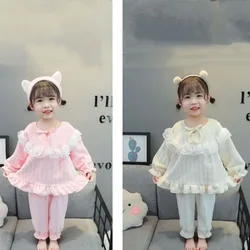Conjunto de pijama de franela para niña - suave y cómoda