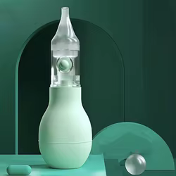 Aspirador nasal de silicona para bebé – Limpieza nasal segura