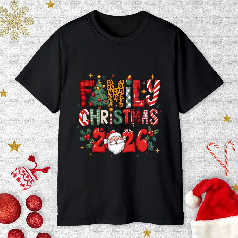 Camiseta familiar de Navidad para papá, mamá e hijos – 2026 - imagen 3