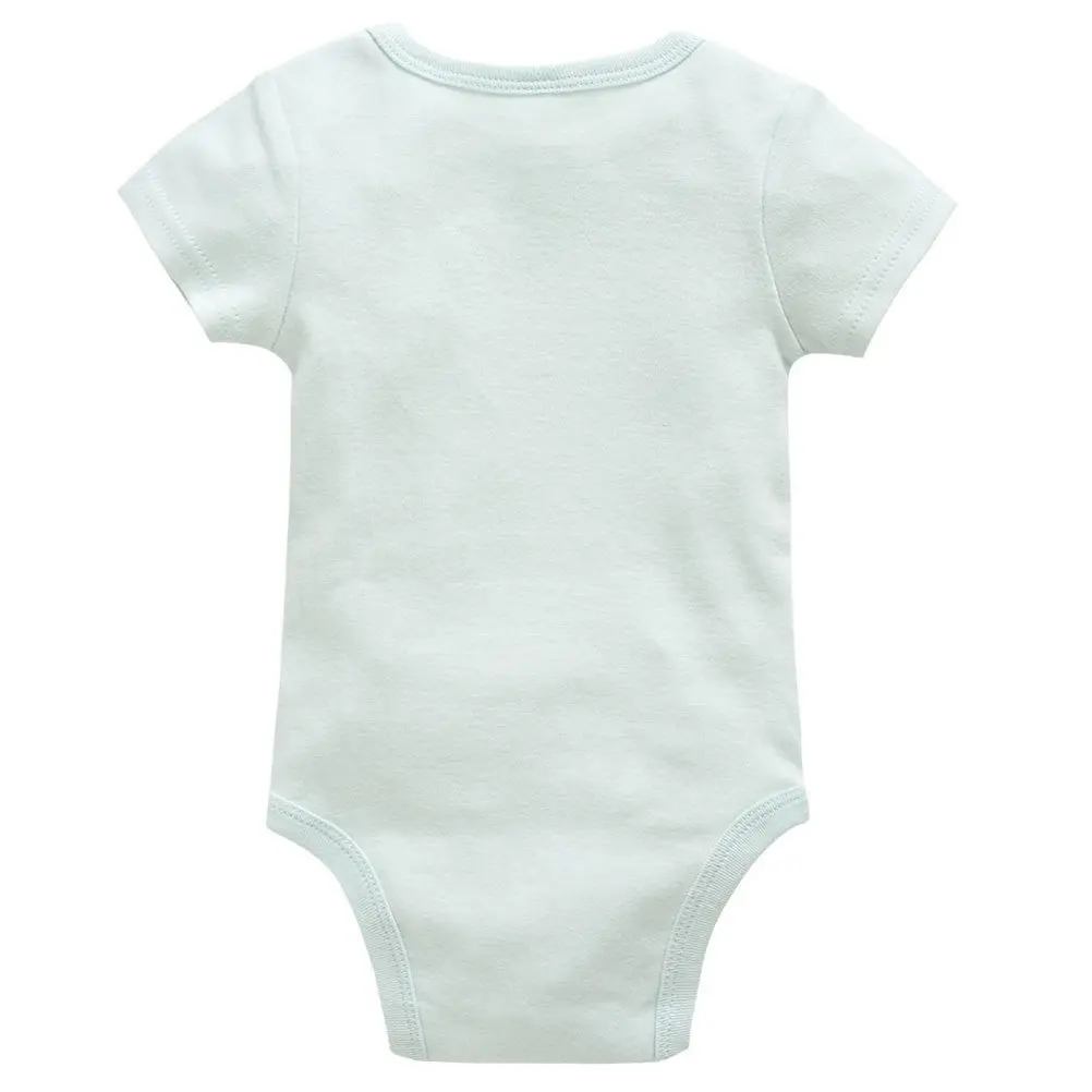 Conjunto de bebé de algodón unisex de manga corta