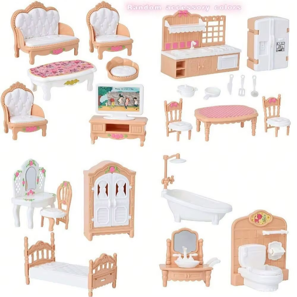 Muebles en miniatura para ambientar la casa de muñecas
