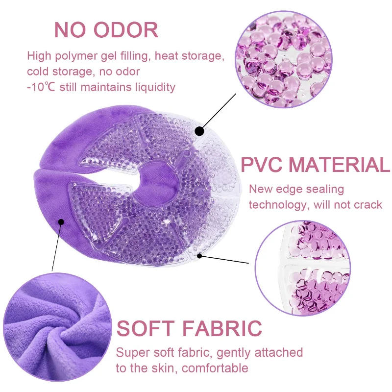 Almohadillas de gel para lactation fria y caliente - alivio senos