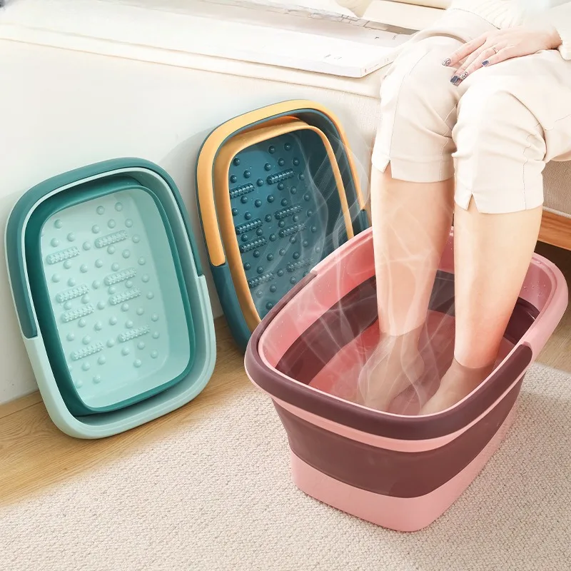 Bañera para pies portátil plegable de masajes en casa - imagen 4