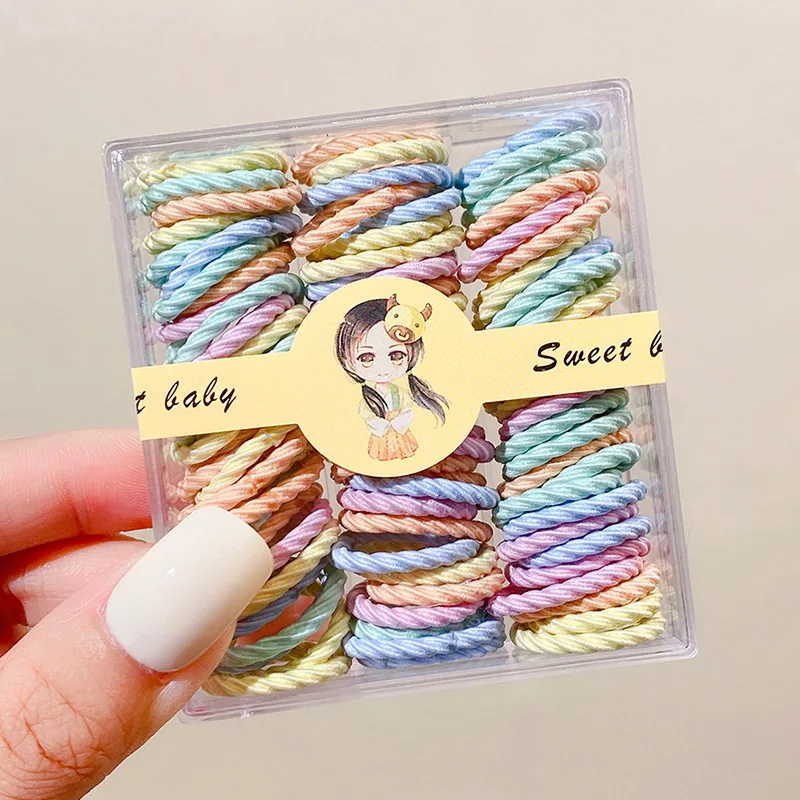 Bandas elásticas y lazos para el cabello de niña - Pack suave - imagen 3