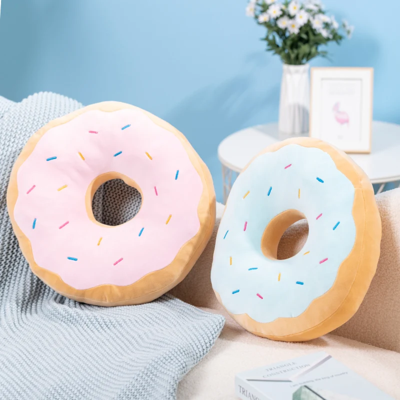 Almohada de peluche donut kawaii para decorar y regalar