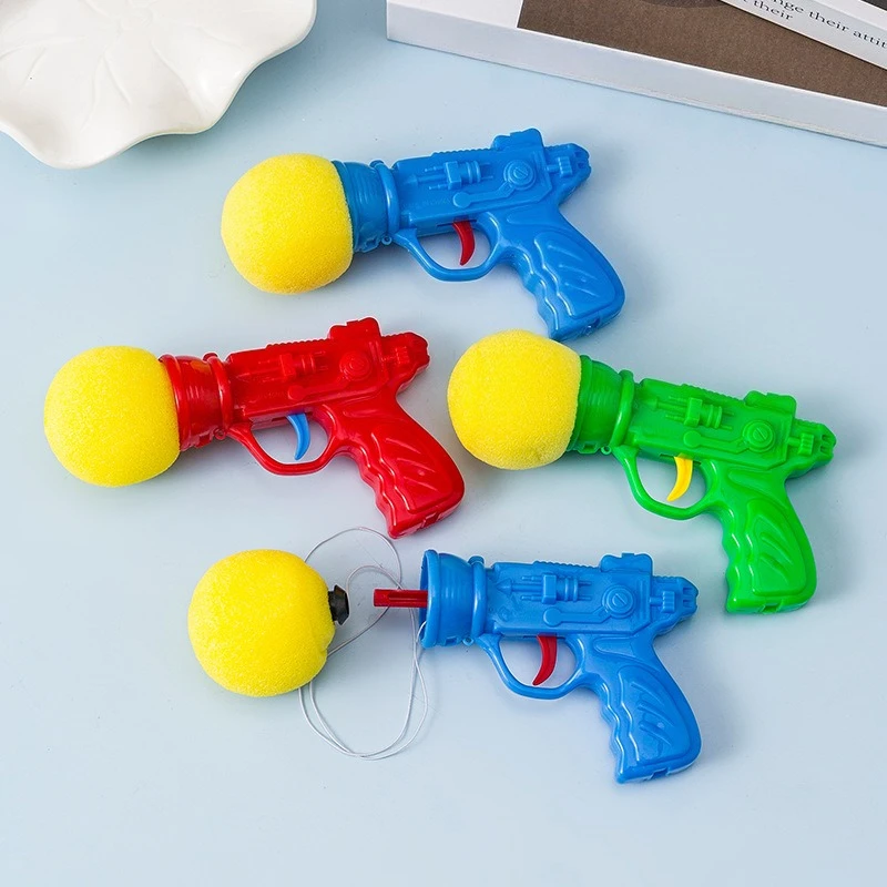 Pistola lanzabolas de esponja para niños juego interactivo - imagen 3
