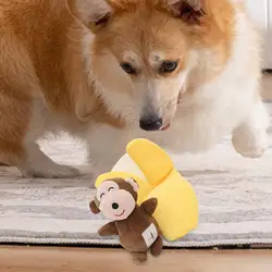 Juguete chirriante para perros de peluche suave para masticar