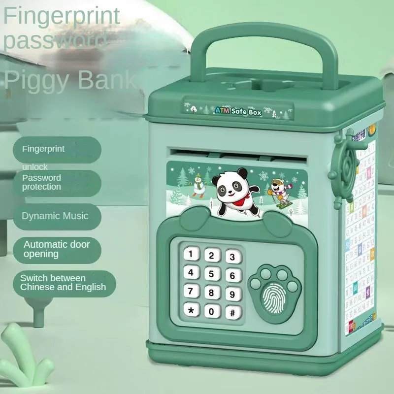 Hucha inteligente con huella dactilar para niños – Seguridad y ahorro - imagen 4