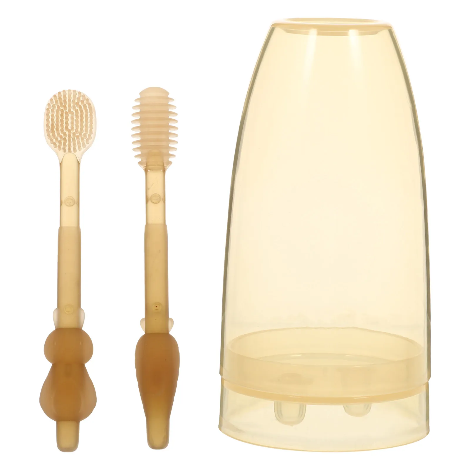 Cepillos dentales de silicona para bebés: limpieza suave - imagen 4