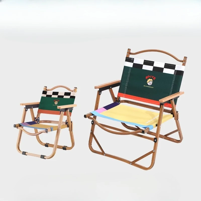 Silla de camping infantil resistente – Aluminio y tejido Oxford - imagen 4