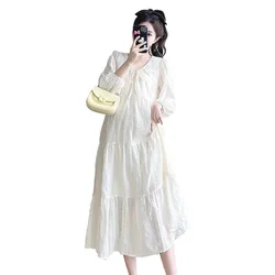 Vestido holgado de talla grande de primavera estilo artístico