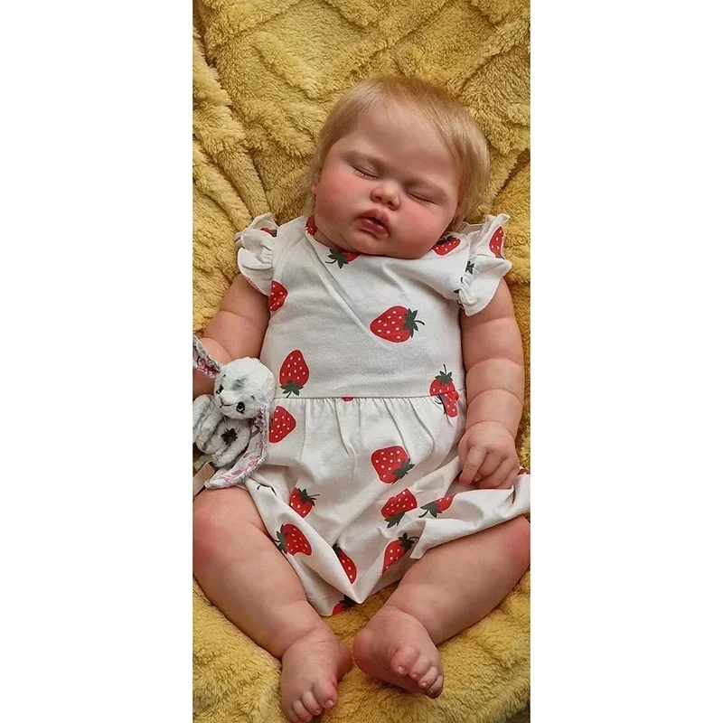 Muñeca reborn de cuerpo suave NPK, tono piel realista - imagen 5