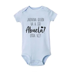 Bodys para anunciar embarazo, ropa de bebé, regalo destinado a abuela