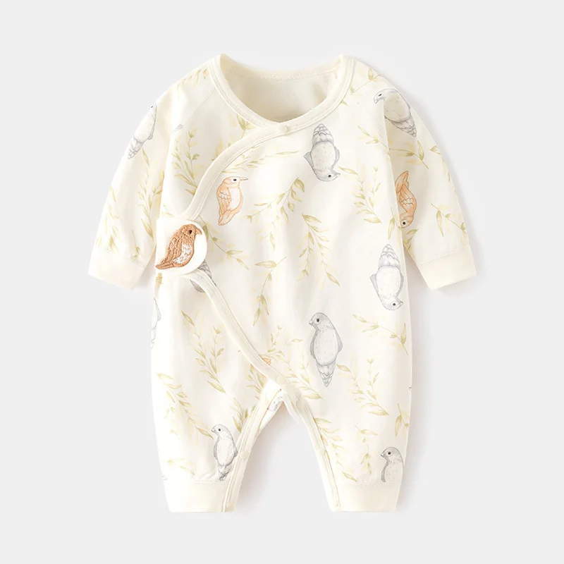 Pelele de algodón estampado para bebé recién nacido – primavera - imagen 4