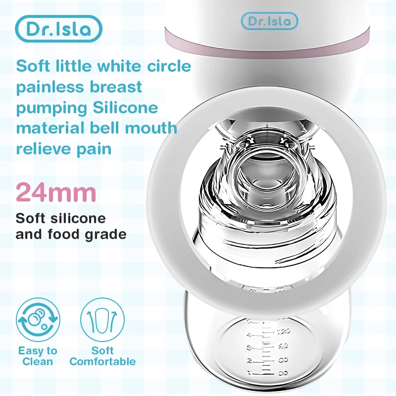 MAMIJOYExtractor leche eléctrico portátil – Silencioso recargable USB - imagen 3