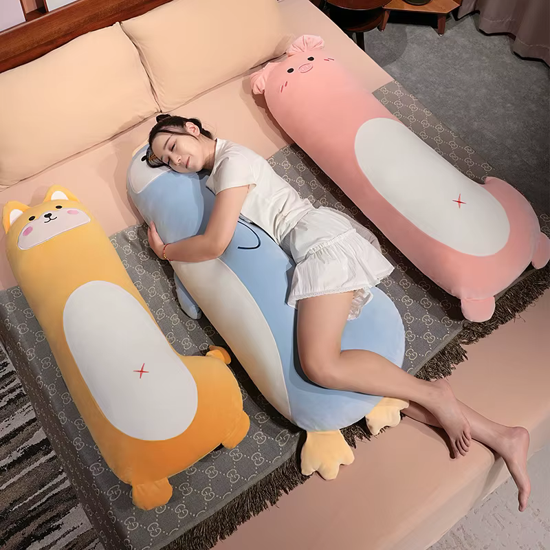 Almohada larga de peluche animales para dormir infantil - imagen 3