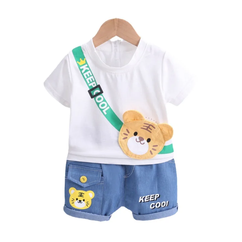 Conjunto infantil de camiseta y pantalón para primavera y otoño - imagen 4