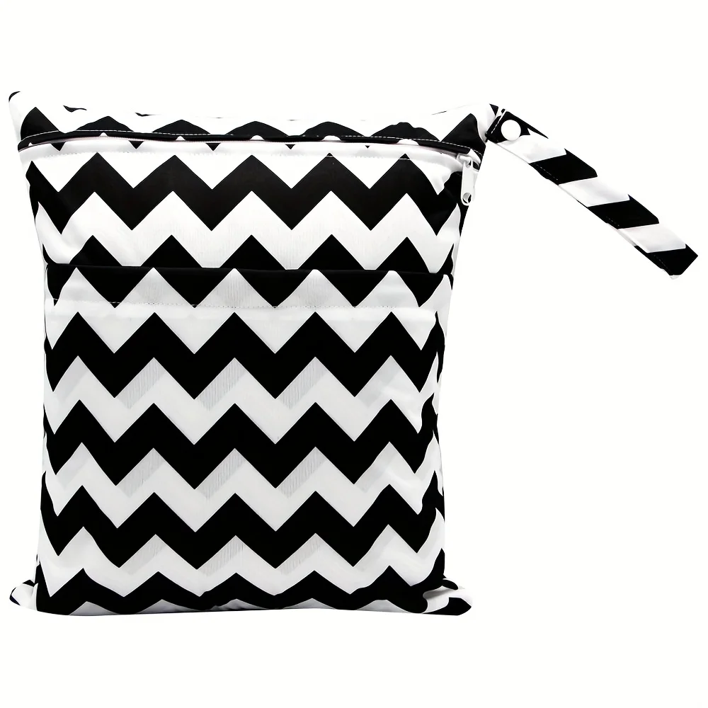 Bolsa impermeable reutilizable para pañales húmedos con cremallería - imagen 2