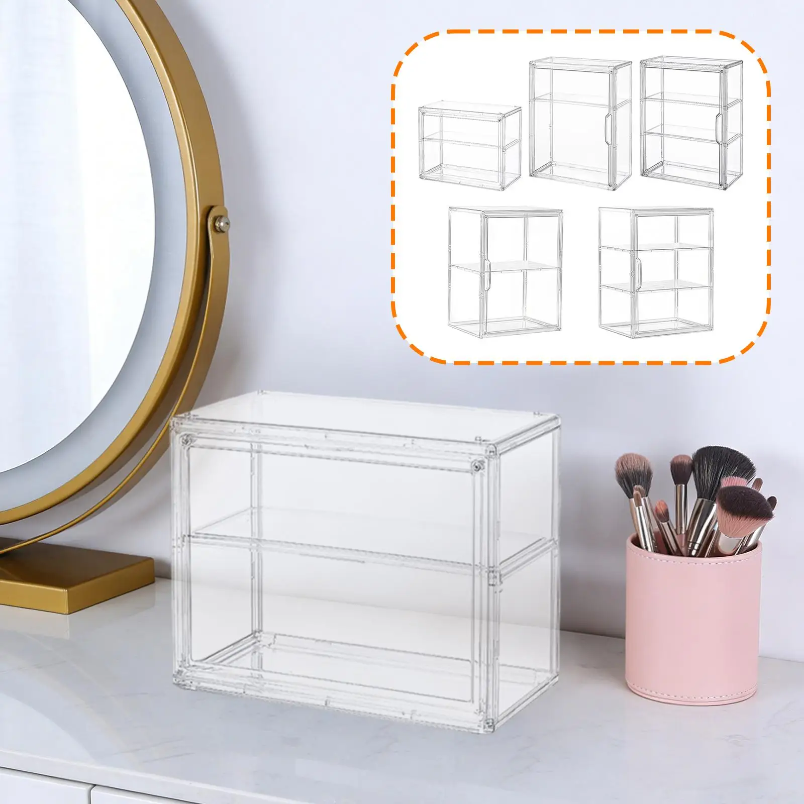 Vitrina para figuras con separador y soporte de exhibición - imagen 3