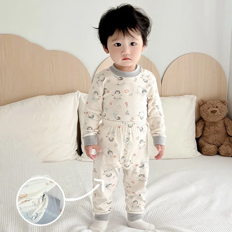 Pijamas infantiles con dibujos animados de algodón suave - imagen 5
