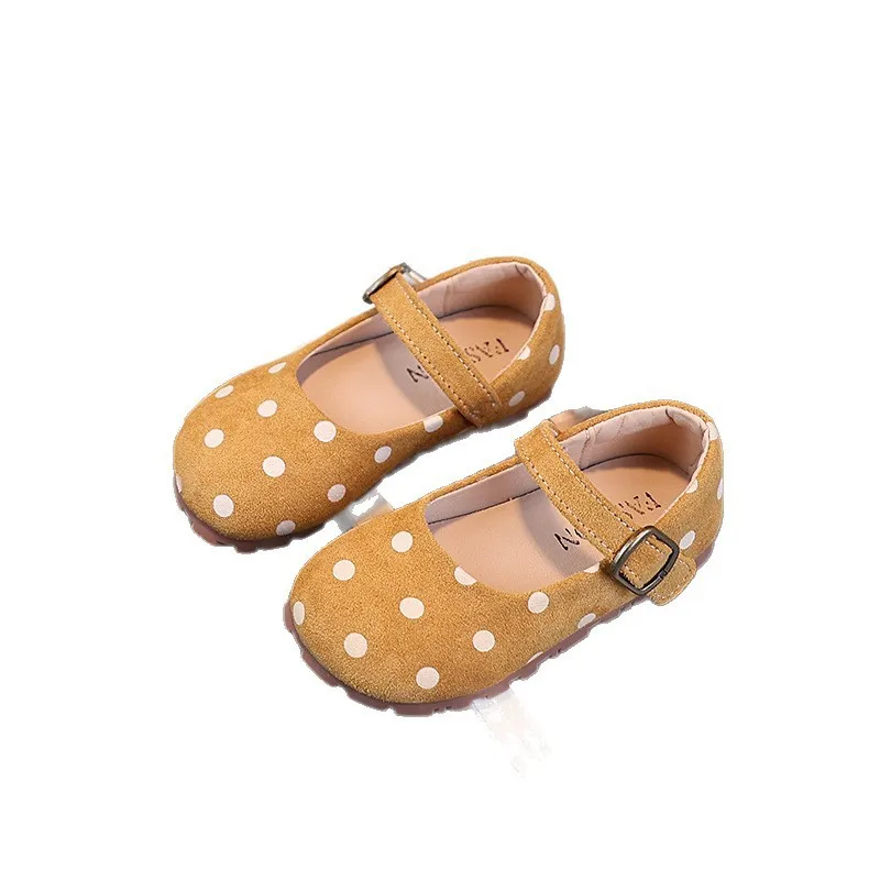 Zapatos de cuero planos para niñas – estilo retro informal - imagen 2
