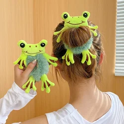 Gomas pelo niña con dibujos animalitos – Coleta felpa Maruko