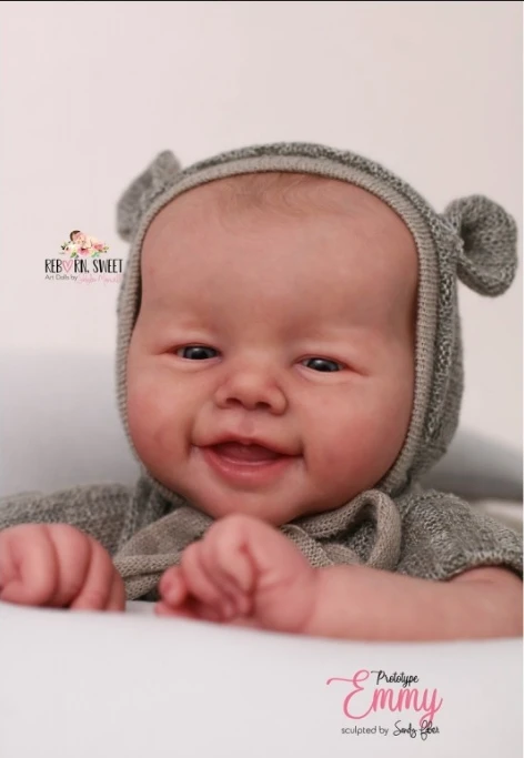 Accesorios para muñecas Reborn NPK Emmy de vinilo suave - imagen 5