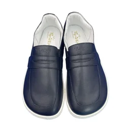 Tipsietoes 2025 Zapatillas descalzo de cuero genuino suela plana