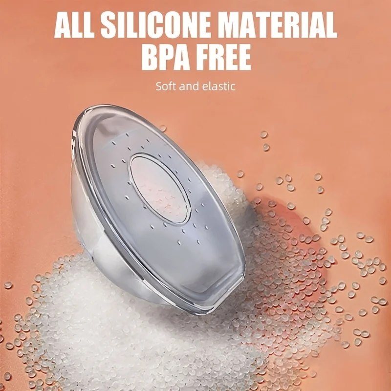 Colector de leche materna de silicona – Conchas suaves para el pecho - imagen 4