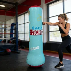 Saco de boxeo inflable infantil con juego interactivo