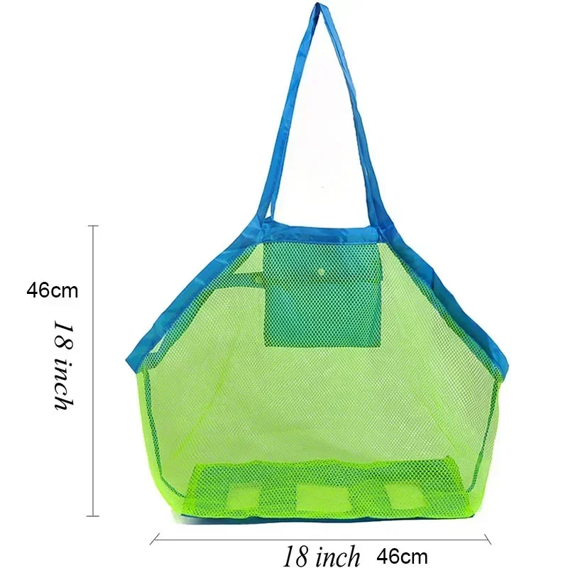 Bolsa de playa grande con malla para niños – Resistente a la arena