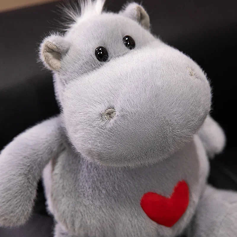 Peluche almohada hipopótamo abrazable infantil tierno - imagen 5