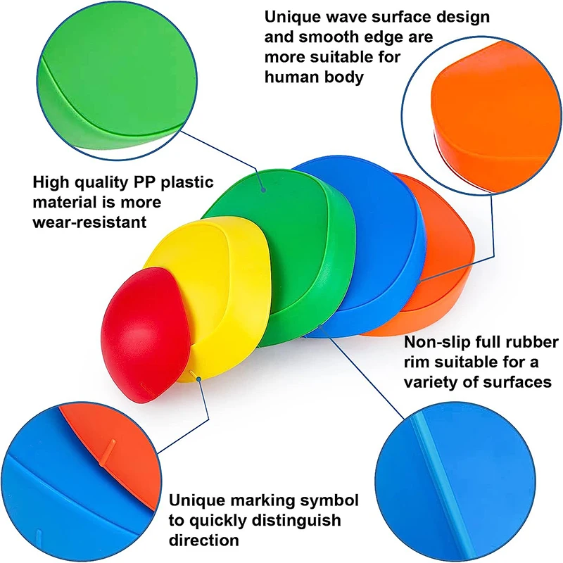 Piedras sensoriales de equilibrio para juego al aire libre infantil - imagen 5