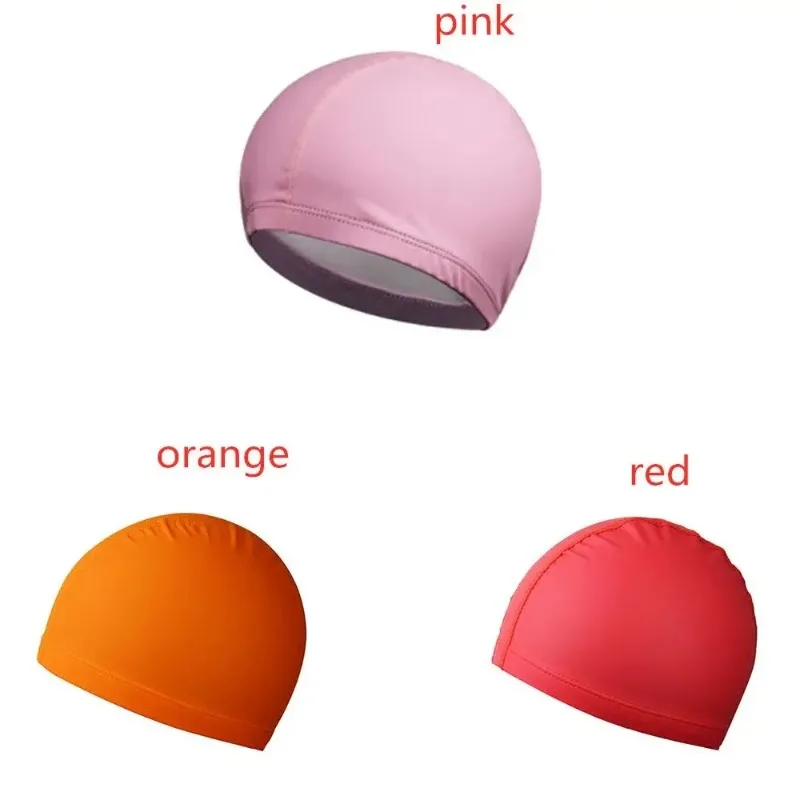 Gorro de natación impermeable de tela PU protege orejas largas - imagen 2