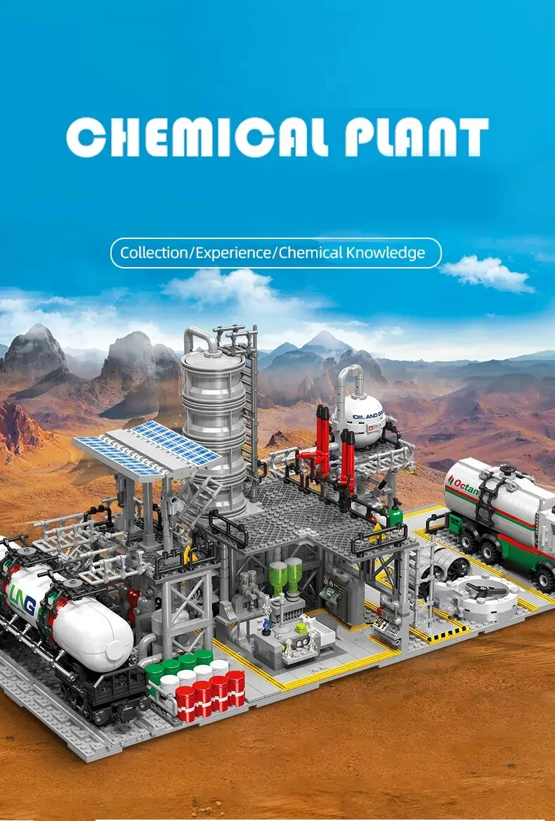 Planta química y centro de almacenamiento