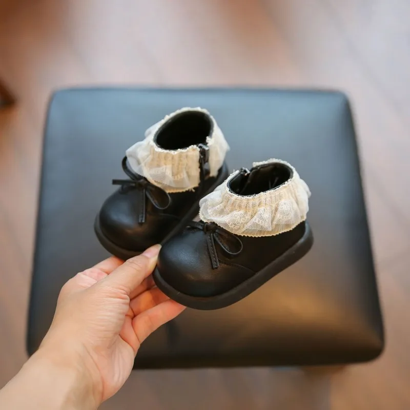 Botas cortas de bebé para otoño-invierno cálidas antideslizantes - imagen 3