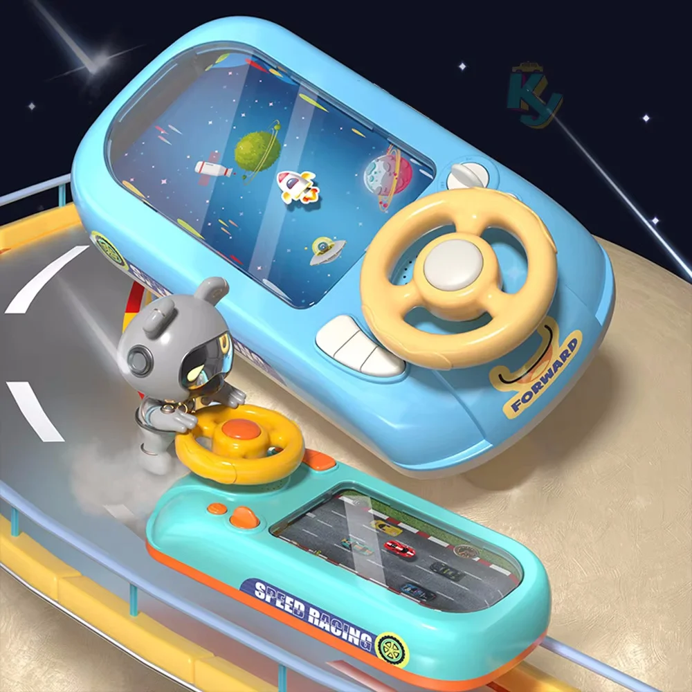 Volante de carreras electrónico – Simulador infantil con sonido
