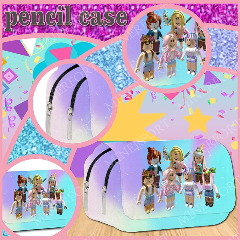 Estuche de lápices Roblox Girl Fruits para cole y fiesta infantil - imagen 4