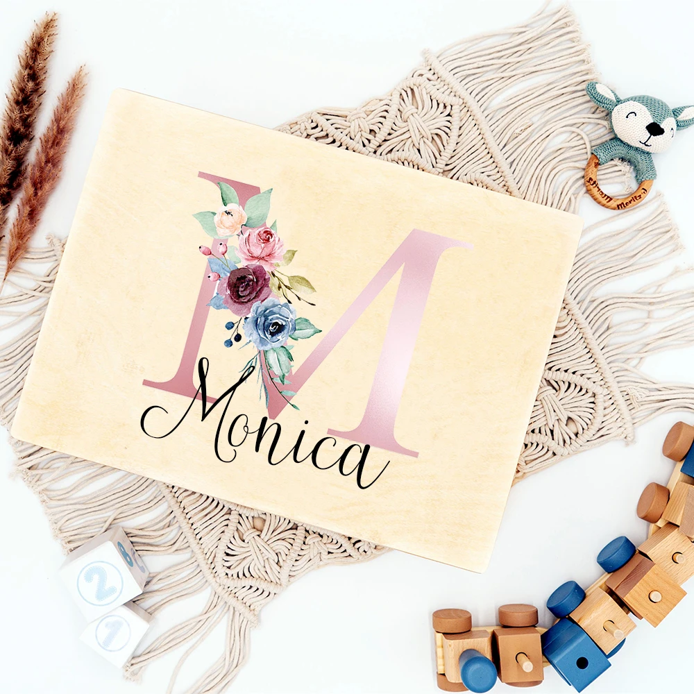 Caja de dientes de bebé personalizada con inicial y nombre - imagen 3
