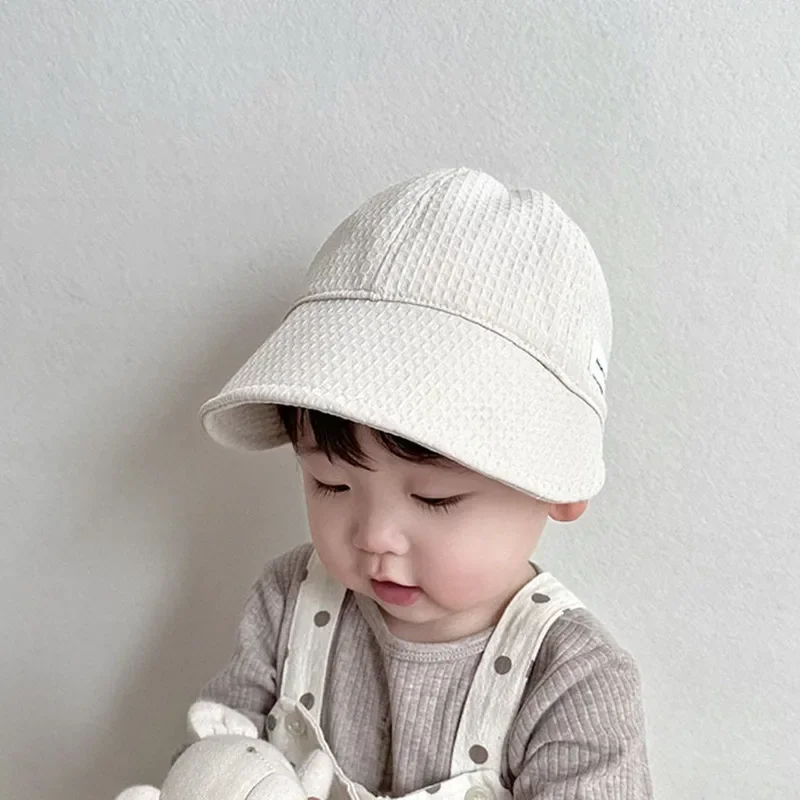 Gorra de béisbol para bebé - Color sólido, verano - imagen 3