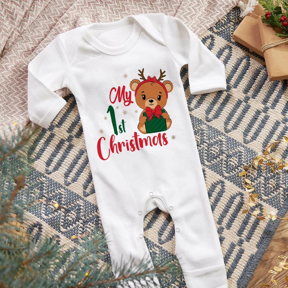 Primo pijama bebé navideño de algodón estampado – Regalo Navidad - imagen 5