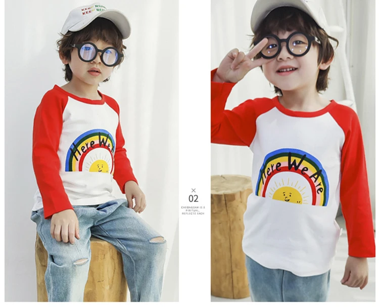 Camiseta manga larga para niños